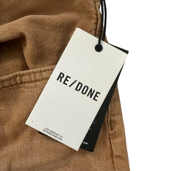 NWT Re/Done originals 90’s Loose Crop size 27 tan with metal
Grommets - Picture 8 of 11